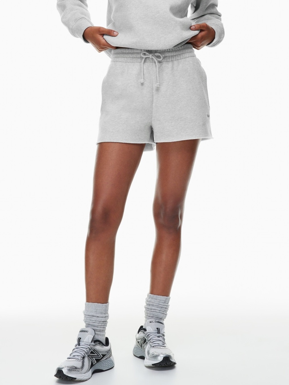 Aritzia TNA Cozy Fleece Boyfriend Shorts